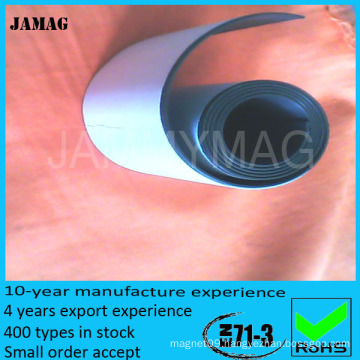 Jamag adhesive backed rubber magnet,rubber magnetic sheet for sale